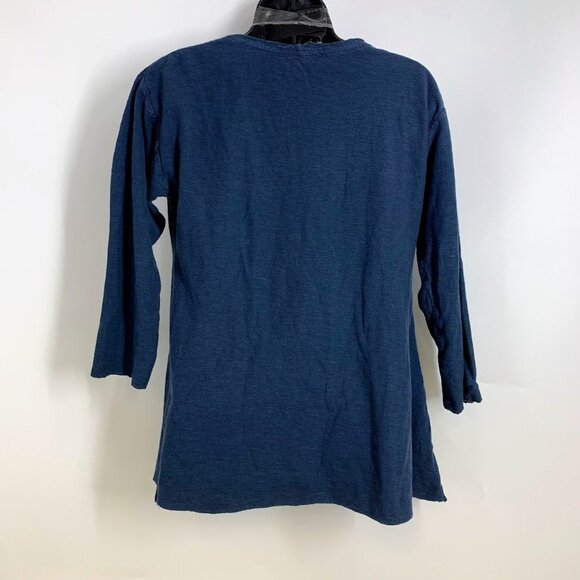 Cut Loose Women's Linen Blend‎ 3/4 Sleeve Boat Neck Pullover Shirt Size S - Picture 2 of 12